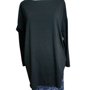 J.Jill Luxe Supima tunic 3/4 sleeve tunic top size Medium‎ in Black